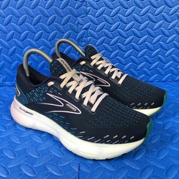 Brooks Glycerin 20 Womens Running Shoes Blue Athletic Sneakers Size 7B - Picture 6 of 11